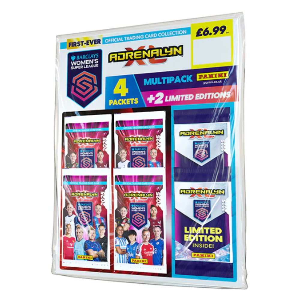 Panini Adrenalyn XL Barclays Women's Super League 2025 - Multipack (4 Card Packets + 2 LEs)