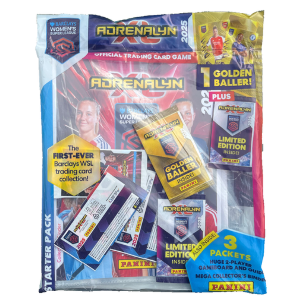 Panini Adrenalyn XL Barclays Women's Super League 2025 - Starter Pack (Collector Binder + 3 Trading Card Packets)