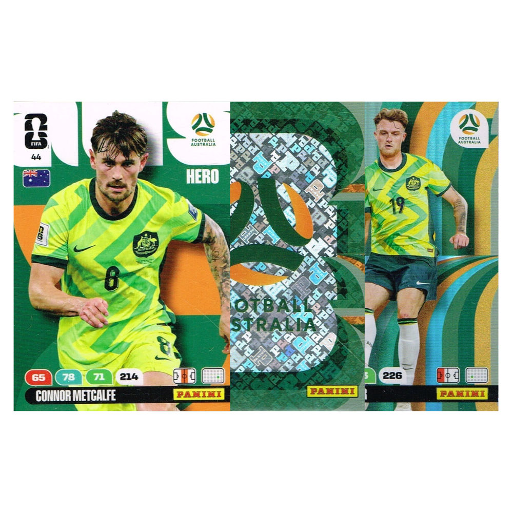 Panini FIFA World Cup 2026 Adrenalyn XL - Single AUSTRALIA Cards (#34 - #45)