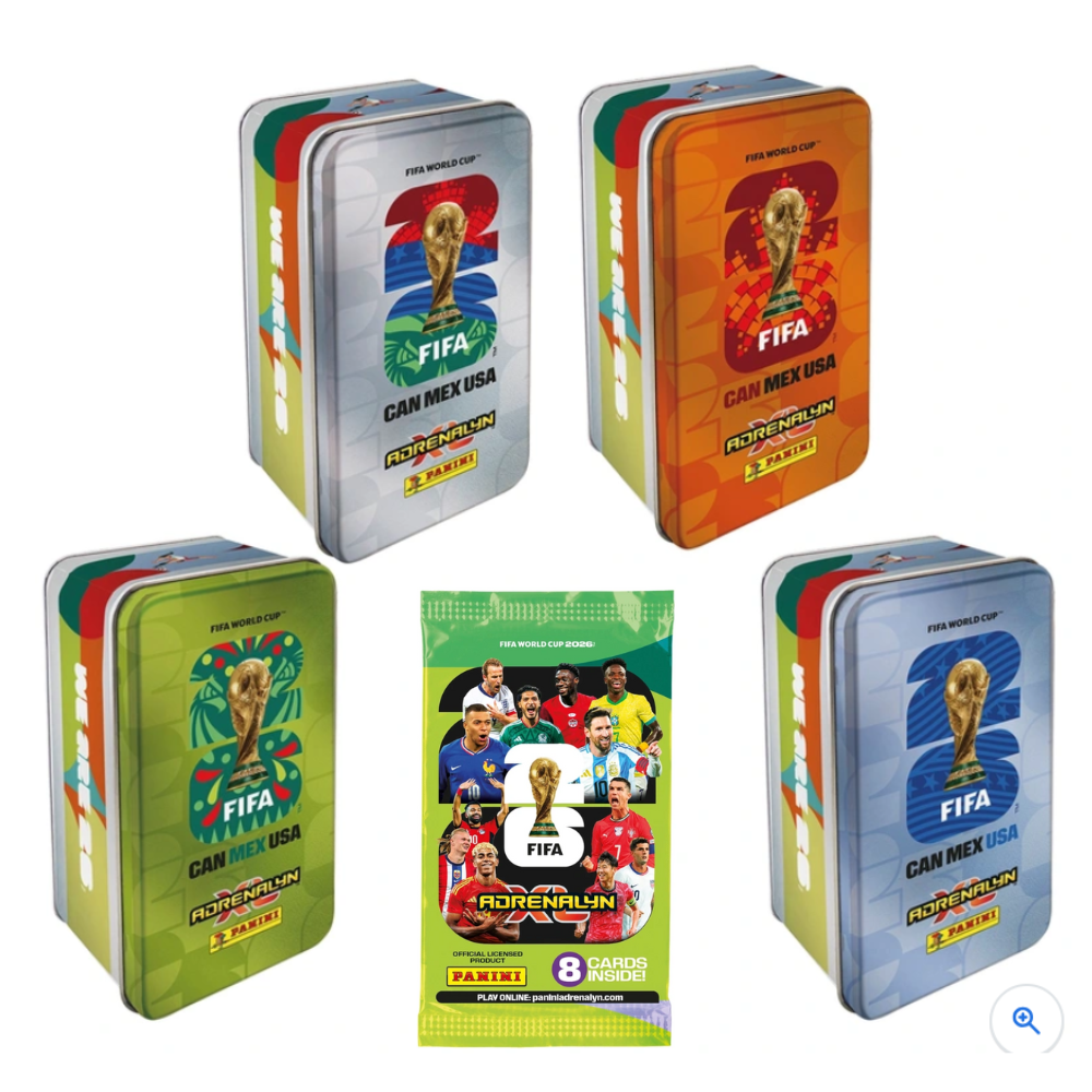 Panini FIFA World Cup 2026 Adrenalyn XL Trading Cards - Classic Tins (4 variations)