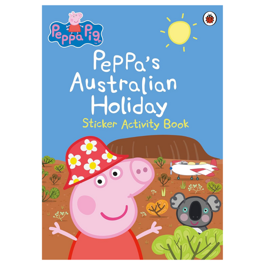 Peppa Pig PEPPA'S AUSTRALIAN HOLIDAY Sticker Activity Book (2003 Release)