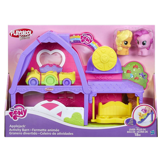 Playskool Friends My Little Pony APPLEJACK ACTIVITY BARN PLAYSET with Pinkie Pie