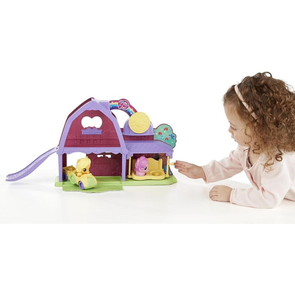 Playskool Friends My Little Pony APPLEJACK ACTIVITY BARN PLAYSET with Pinkie Pie