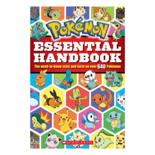 Pokemon Books - ESSENTIAL HANDBOOK 2012 Edition featuring over 640 Pokemon