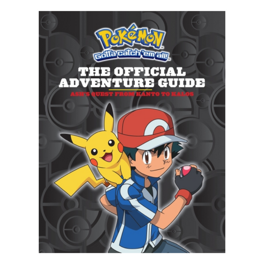 Pokemon Books - THE OFFICIAL ADVENTURE GUIDE Ash's Quest from Kanto to Kalos