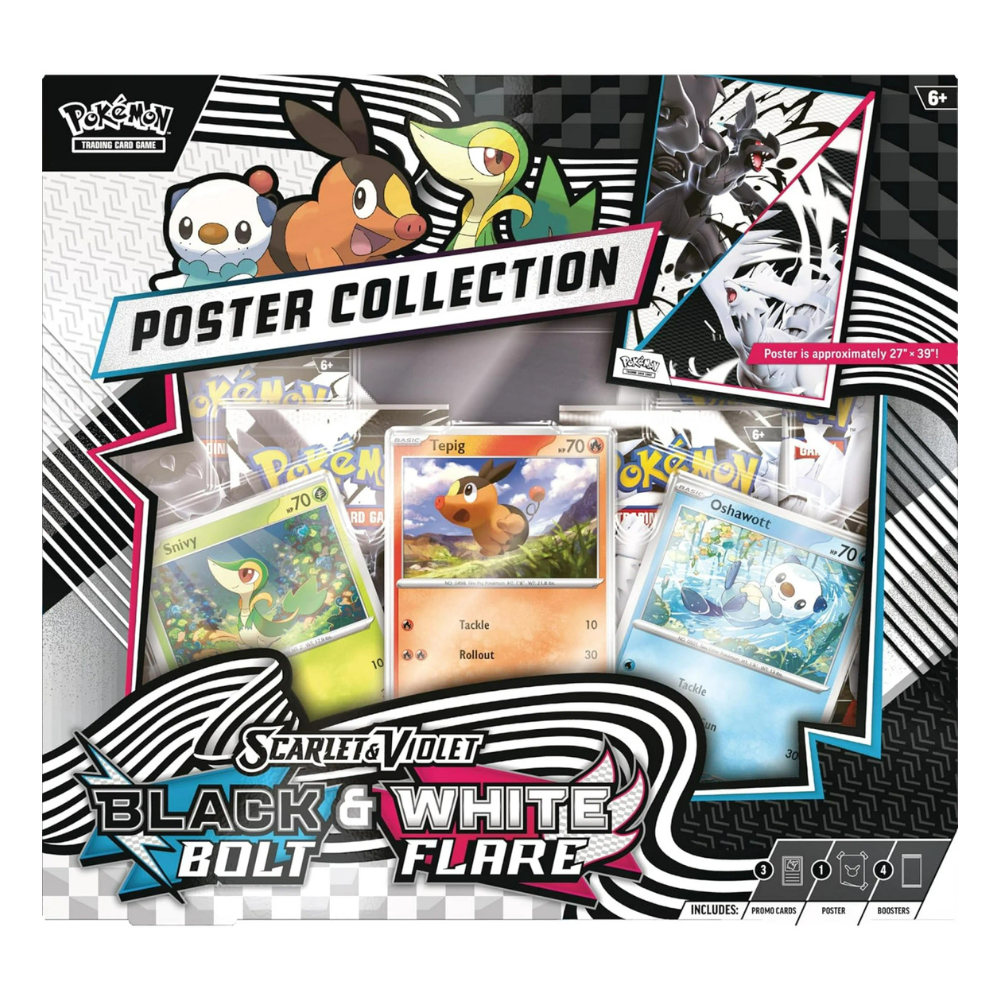 Pokemon TCG Scarlet & Violet 10.5 Unova Poster Collection Box