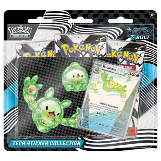 Pokemon TCG Scarlet & Violet Black Bolt Tech Sticker Collection (Reuniclus)