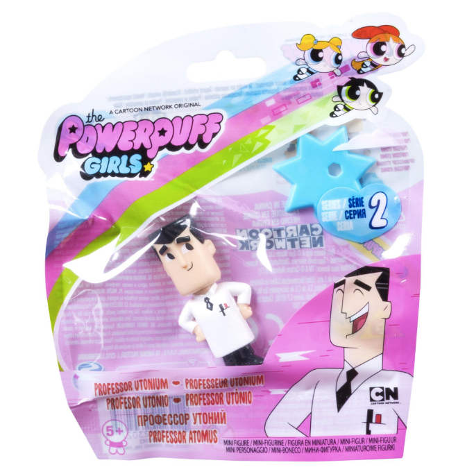 Powerpuff Girls Action Figurine - PROFESSOR UTONIUM Series 2 in Sealed Sachet