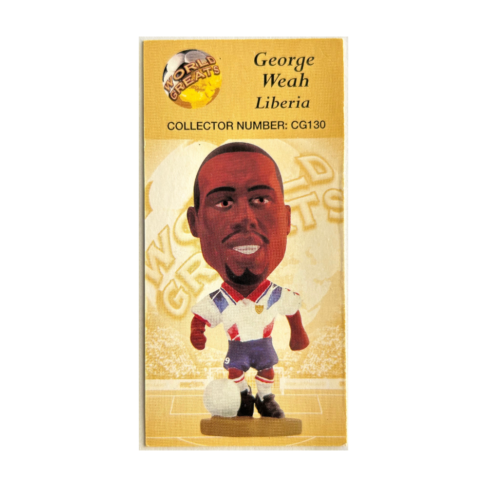 Prostars Club Gold - GEORGE WEAH (LIBERIA) World Greats Collector Card CG130