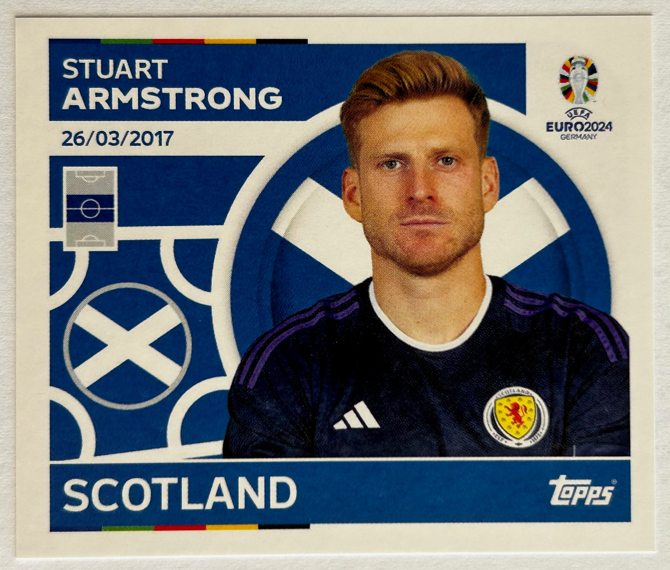 Topps UEFA EURO 2024 Sticker Collection - Single SCOTLAND Stickers (inc SCO 1-21)