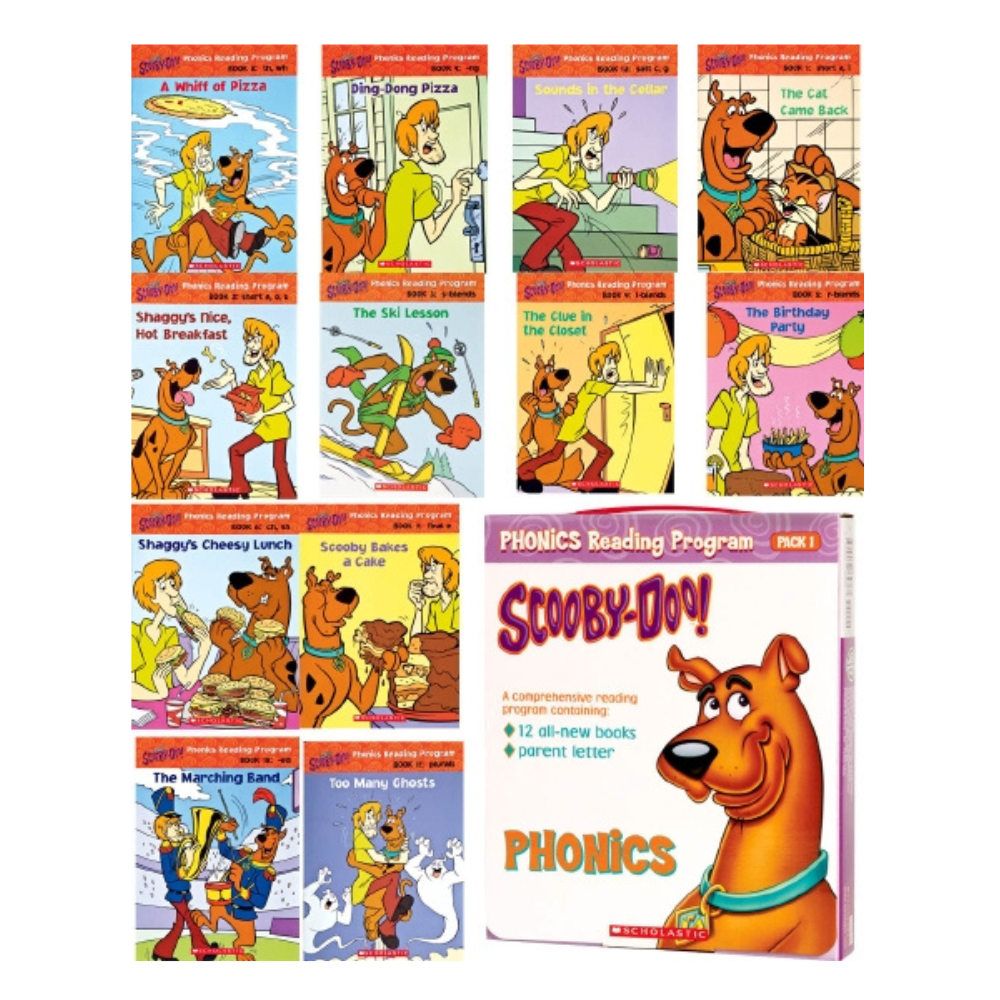 Scooby-Doo Phonics Boxed Set (10 books & 2 workbooks)