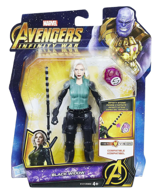 Hasbro 6" Action Figure - BLACK WIDOW Avengers Infinity War