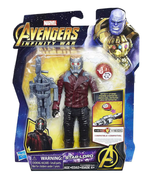 Hasbro 6" Action Figure - STAR-LORD Avengers Infinity War