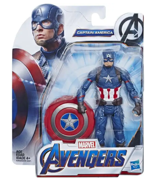 Hasbro 6" Action Figure - CAPTAIN AMERICA Avengers (2018 Release)