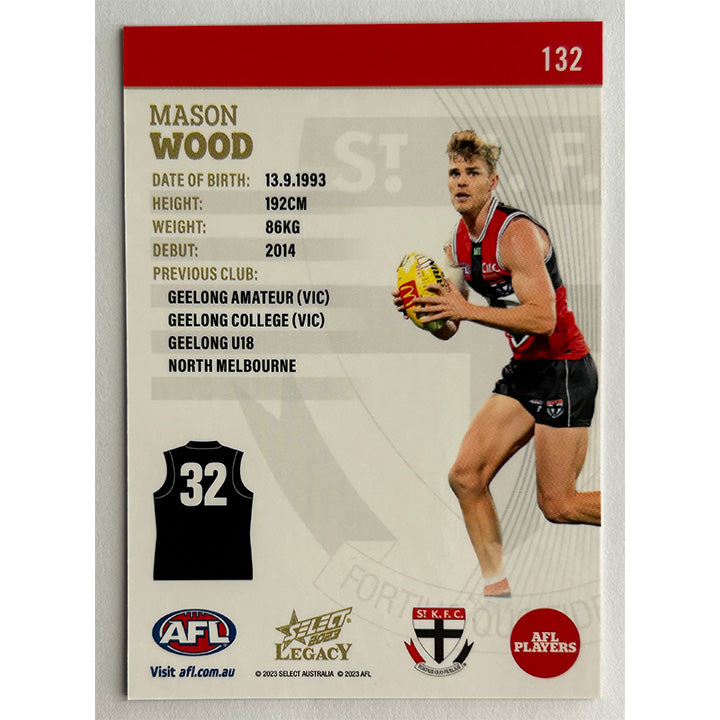 Select AFL 2023 Legacy - Single ST KILDA Cards (#124 - #132)