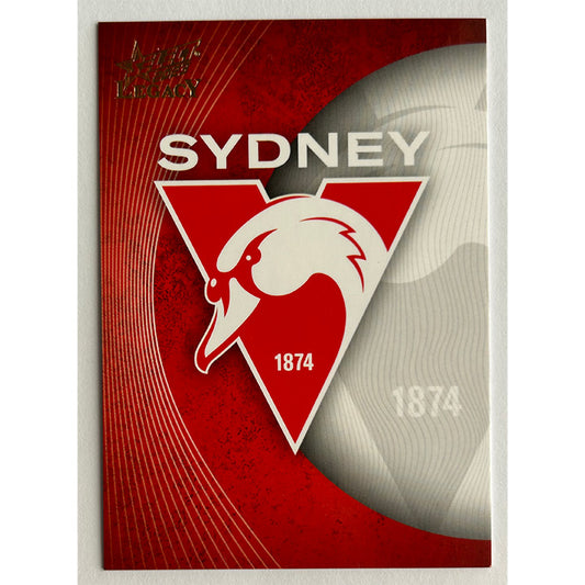 Select AFL 2023 Legacy - Single SYDNEY SWANS Cards (#133 - #141)