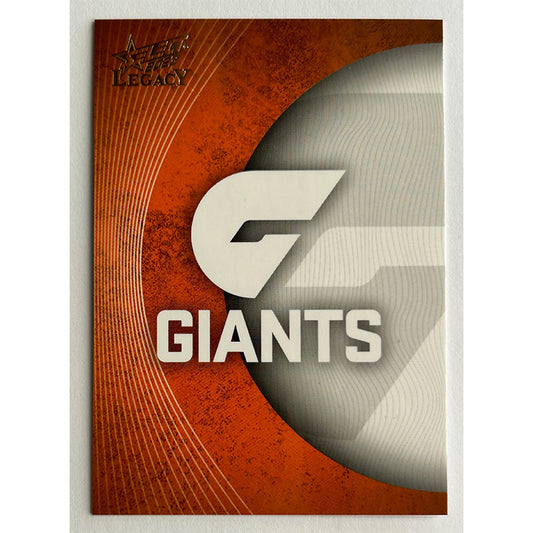 Select AFL 2023 Legacy - Single GWS GIANTS Cards (#64 - #71)