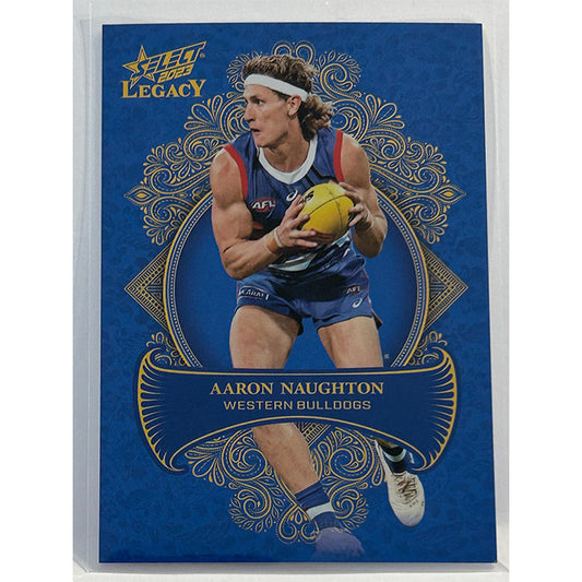 Select AFL 2023 Legacy - AARON NAUGHTON (WESTERN BULLDOGS) Legacy+ LP178 #312/425
