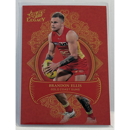 Select AFL 2023 Legacy - BRANDON ELLIS (GOLD COAST SUNS) Legacy+ LP85 #233/425