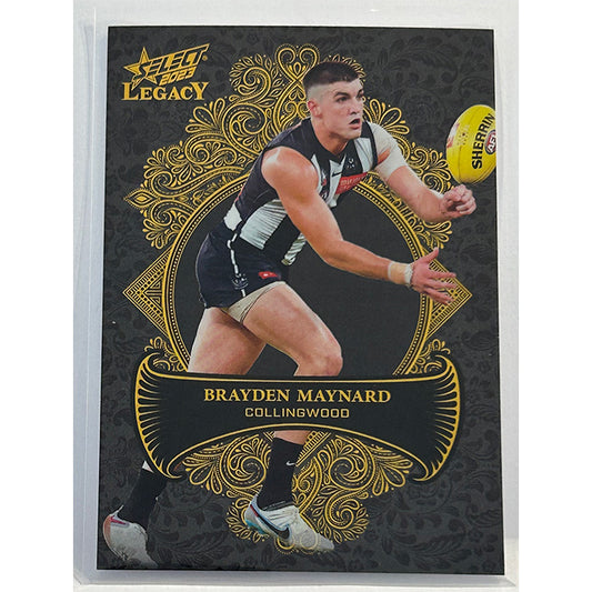Select AFL 2023 Legacy - BRAYDEN MAYNARD (COLLINGWOOD) Legacy+ LP37 #220/425