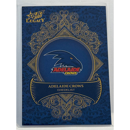 Select AFL 2023 Legacy - CHECKLIST (ADELAIDE CROWS) Legacy+ LP2 /425