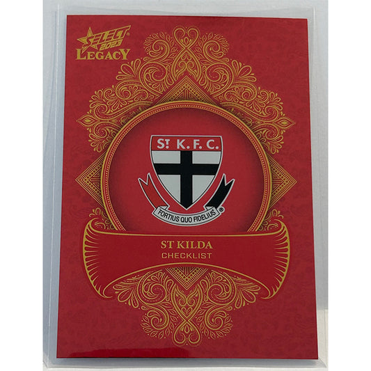 Select AFL 2023 Legacy - CHECKLIST (ST KILDA) Legacy+ LP142 #137/425
