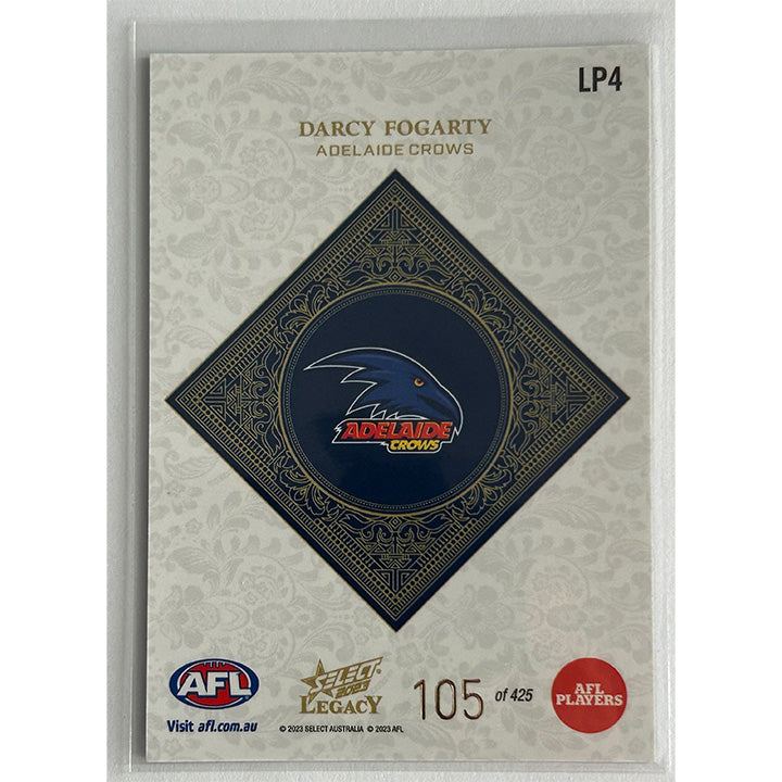Select AFL 2023 Legacy - DARCY FOGARTY (ADELAIDE CROWS) Legacy+ LP4 #105/425