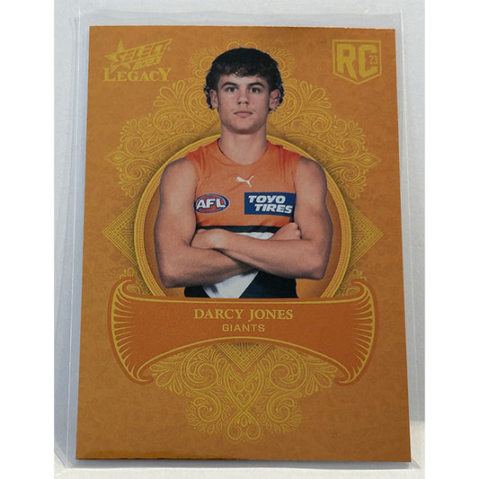 Select AFL 2023 Legacy - DARCY JONES (GWS GIANTS) Legacy+ RC LP202 #326/425