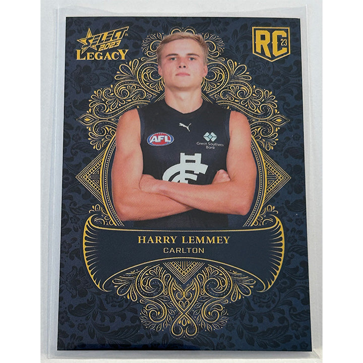 Select AFL 2023 Legacy - HARRY LEMMEY (CARLTON) Legacy+ RC LP228 #297/425