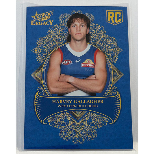 Select AFL 2023 Legacy - HARVEY GALLAGHER (WESTERN BULLDOGS) Legacy+ RC LP220 #020/425