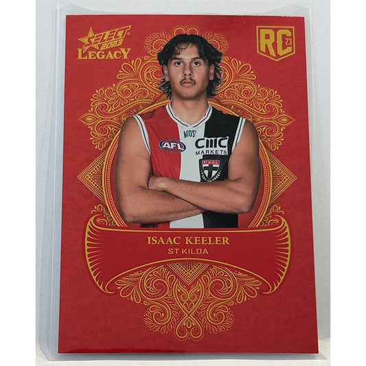 Select AFL 2023 Legacy - ISAAC KEELER (ST KILDA) Legacy+ RC LP225 #038/425