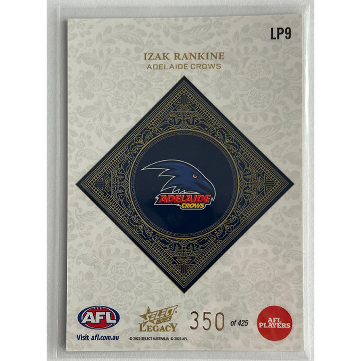 Select AFL 2023 Legacy - IZAK RANKINE (ADELAIDE CROWS) Legacy+ LP9 #350/425