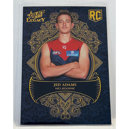 Select AFL 2023 Legacy - JED ADAMS (MELBOURNE) Legacy+ RC LP219 #175/425