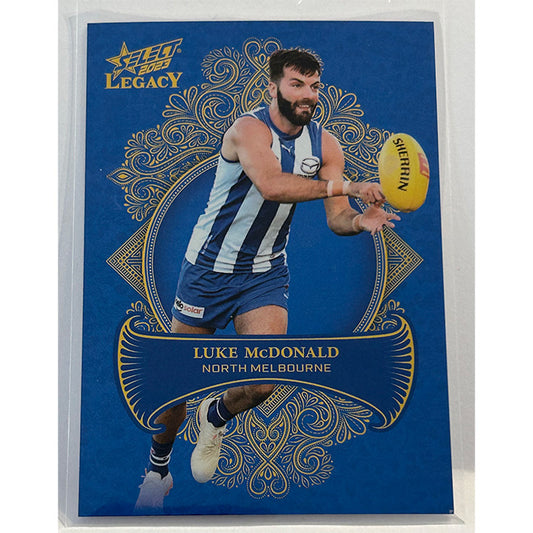 Select AFL 2023 Legacy - LUKE McDONALD (NORTH MELBOURNE) Legacy+ LP117 #205/425