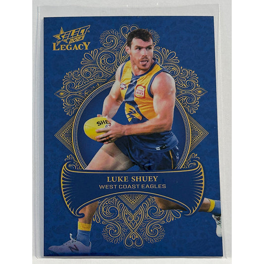 Select AFL 2023 Legacy - LUKE SHUEY (WEST COAST EAGLES) Legacy+ LP171 #065/425
