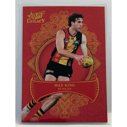 Select AFL 2023 Legacy - MAX KING (ST KILDA) Legacy+ LP146 #092/425