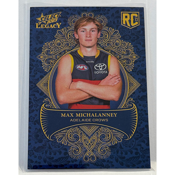 Select AFL 2023 Legacy - MAX MICHALANNEY (ADELAIDE CROWS) Legacy+ RC LP198 #168/425