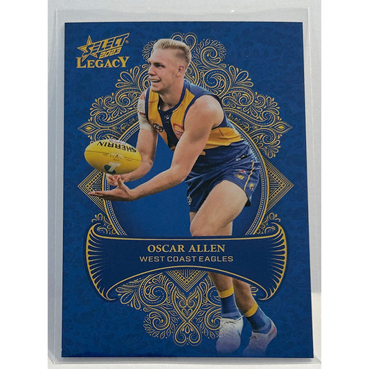 Select AFL 2023 Legacy - OSCAR ALLEN (WEST COAST EAGLES) Legacy+ LP163 #410/425