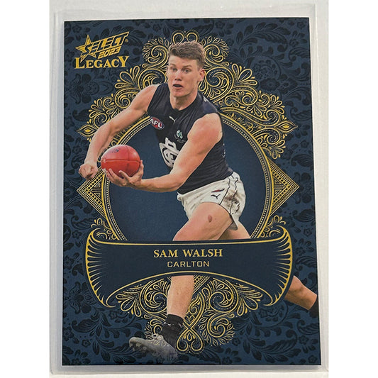 Select AFL 2023 Legacy - SAM WALSH (CARLTON) Legacy+ LP30 #144/425