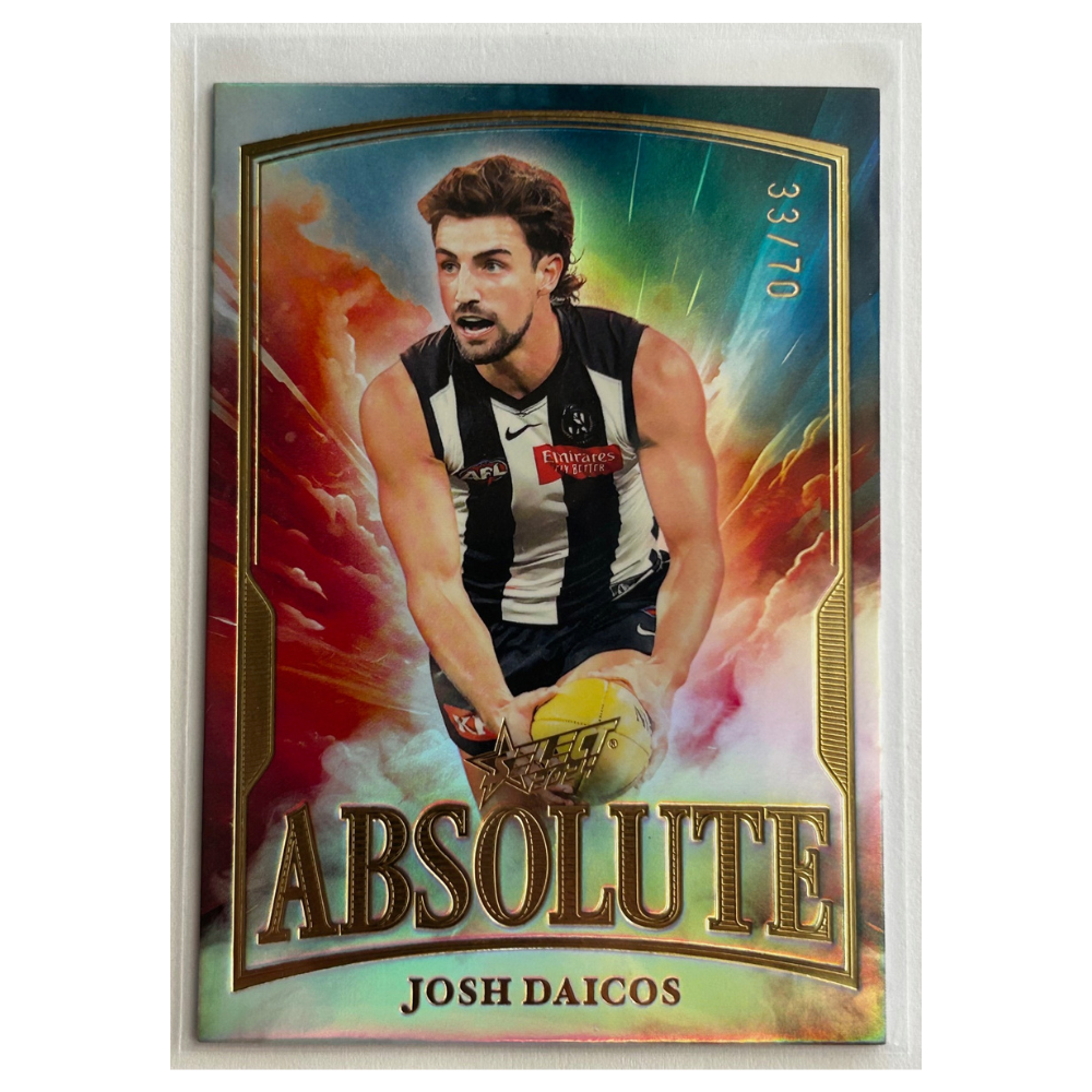 Select AFL 2024 Footy Stars - JOSH DAICOS (COLLINGWOOD) Absolute A16 #33/70