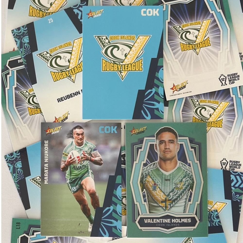 Select Rugby League World Cup 2026 - COOK ISANDS Men's Base & Luminous Cards