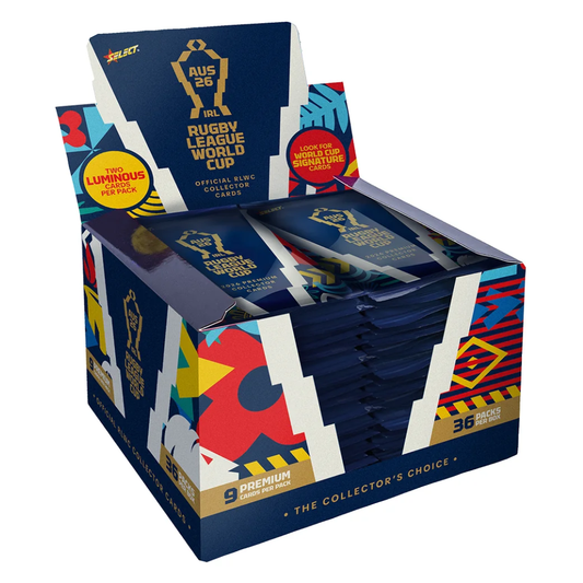 Select Rugby League World Cup 2026 - Trading Card Hobby Box (36 Packs)