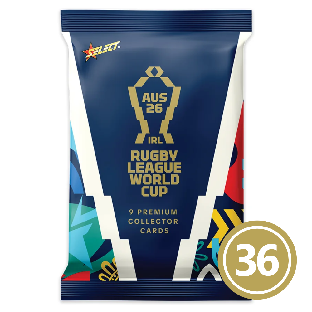 Select Rugby League World Cup 2026 - Trading Card Hobby Box (36 Packs)