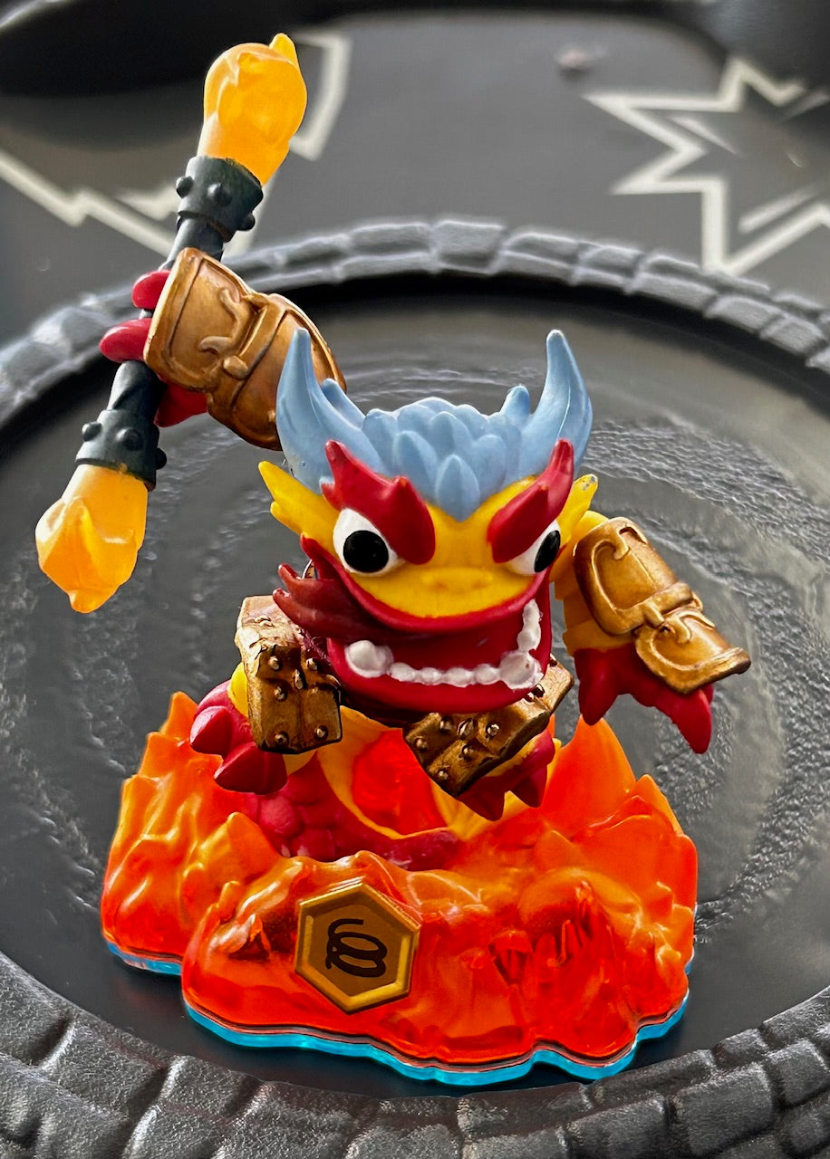 Skylanders Swap Force - FIRE KRAKEN (Loose figure) *See Condition Notes*