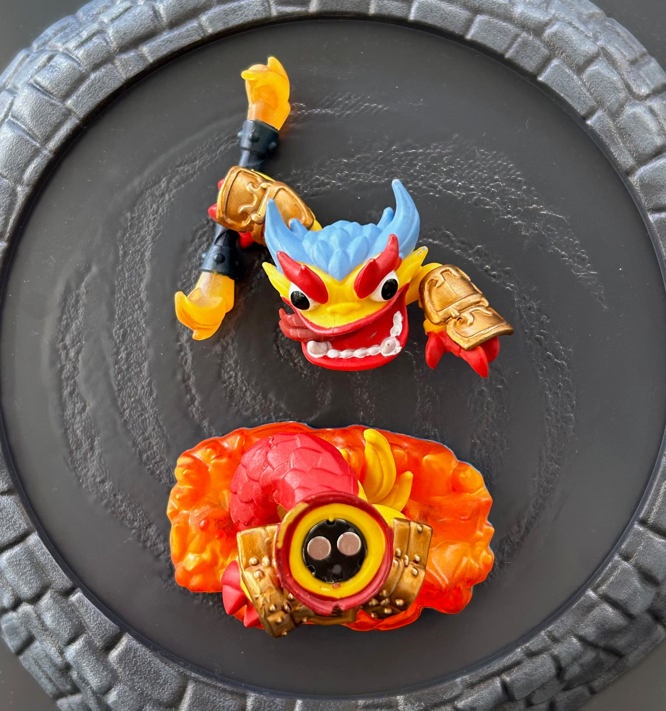 Skylanders Swap Force - FIRE KRAKEN (Loose figure) *See Condition Notes*