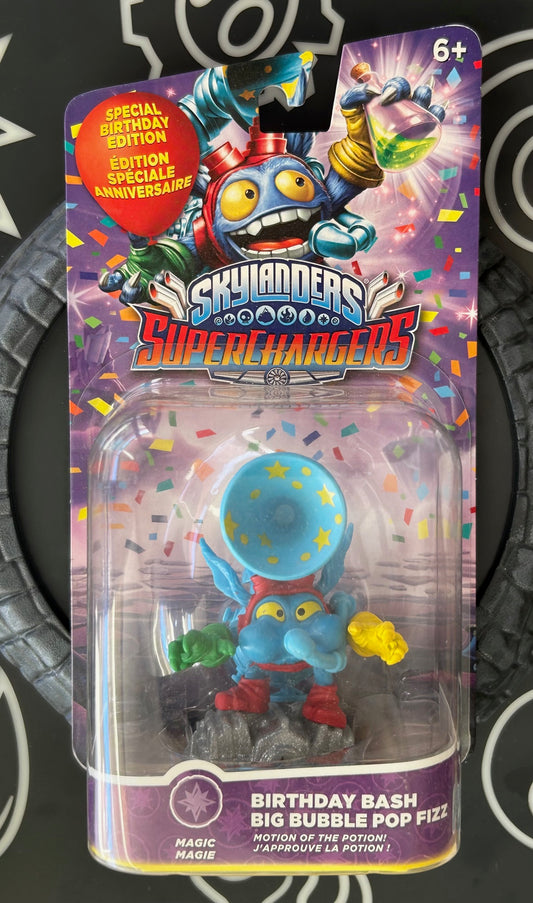 Skylanders Superchargers - BIRTHDAY BASH BIG BUBBLE POP FIZZ (2015 Release Blister Pack)
