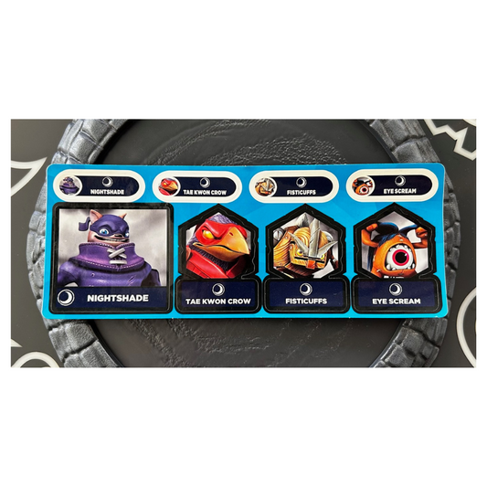Skylanders Trap Team - EXPANSION PACK STICKER Dark Element