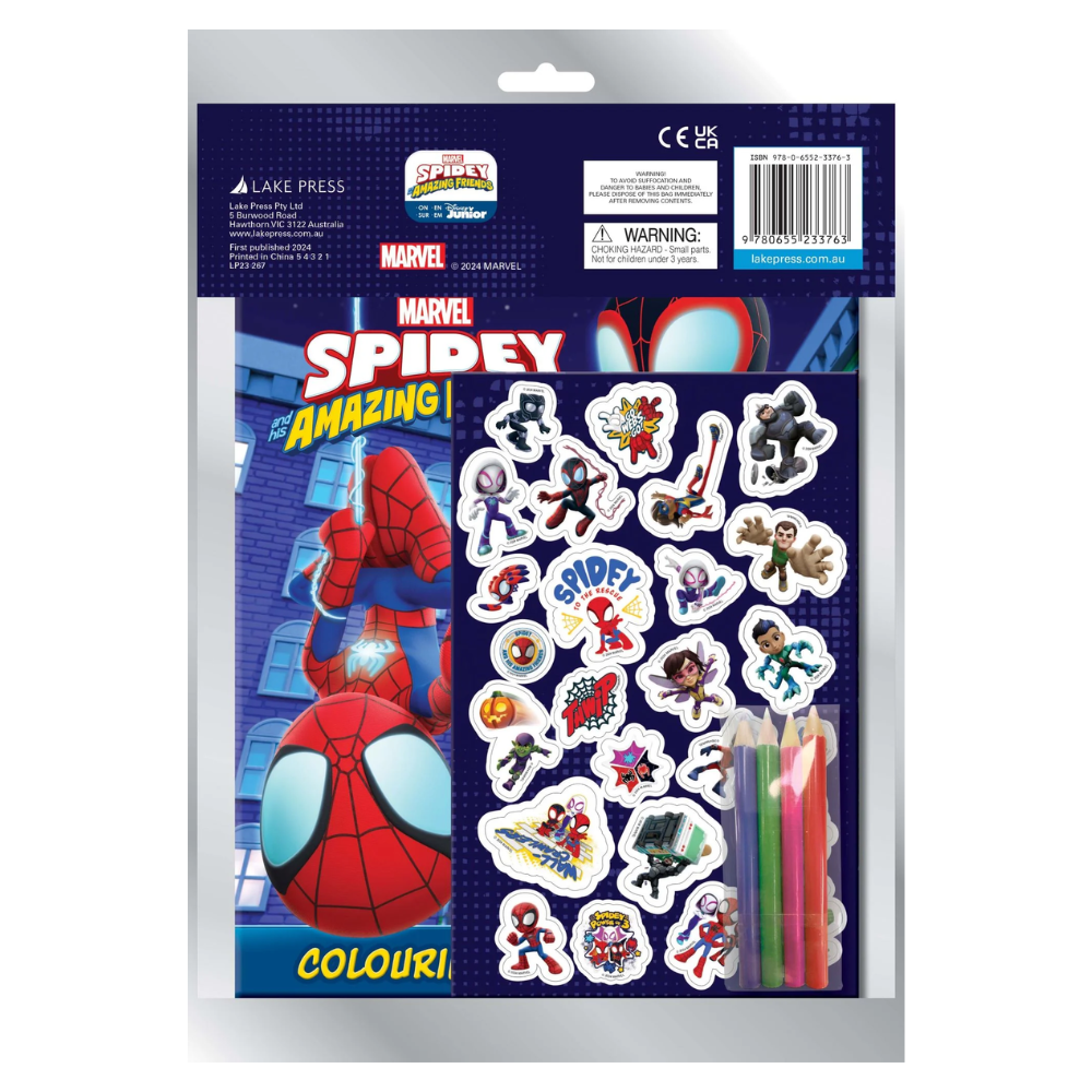 Marvel Spidey and His Amazing Friends (Glow Webs Glow) - Activity Fun Pack