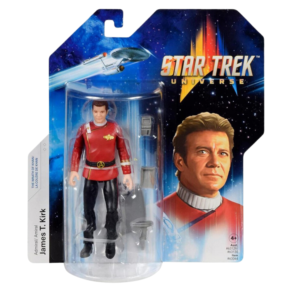 Star Trek Universe 5" Action Figure - ADMIRAL JAMES T. KIRK The Wrath of Khan