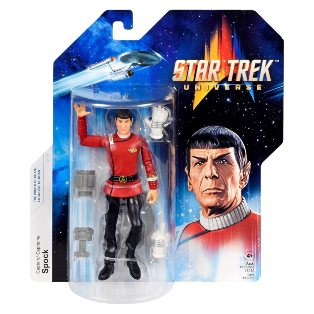 Star Trek Universe 5" Action Figure - CAPTAIN SPOCK The Wrath of Khan